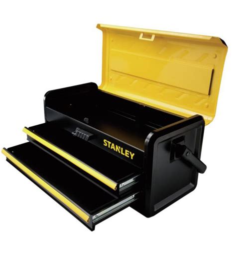 stanley 19 metal tool box 2 drawer|stanley organiser tool boxes storage.